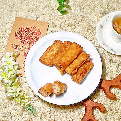 年味|芋泥肉松春卷