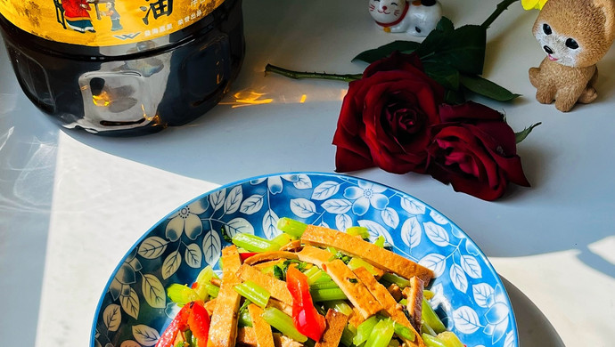 香干炒芹菜
