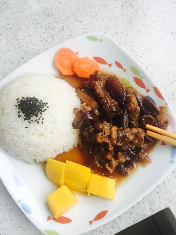 牛肉饭的做法