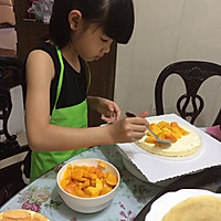 芒果戚风生日蛋糕的做法图解9