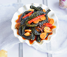 #憋在家里吃什么#佐粥小菜：酱油腌黄瓜的做法