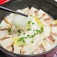 最好吃没有之一的大白菜——火腿笋片白菜锅的做法图解4