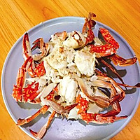 #精品菜谱挑战赛#家常菜+葱油梭子蟹的做法图解10