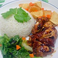 香煎黑椒鸡扒饭的做法图解13