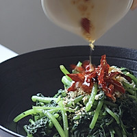 酸辣可口的凉拌茼蒿，我可以吃三大碗饭的做法图解8