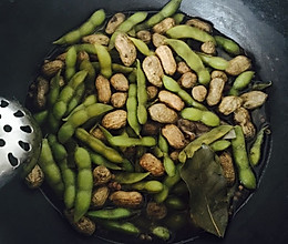 五香毛豆花生的做法