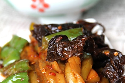 香辣烧茄条