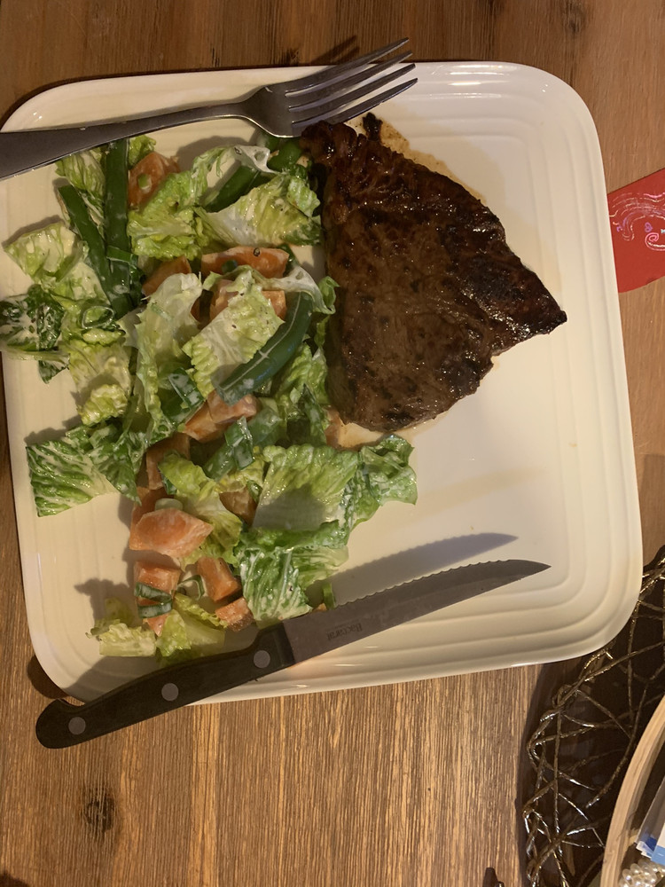 家常牛排沙拉套餐的做法