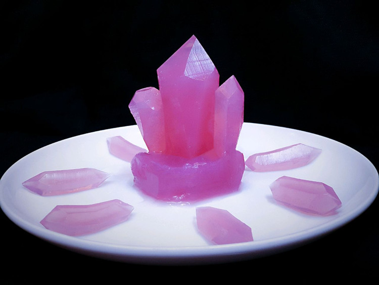 紫水晶石花凍的做法