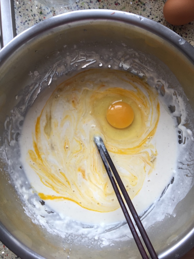 泡菜鸡蛋饼的做法图解2