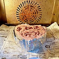 #憋在家里吃什么#紫薯芝士布朗尼小情人做给大情人的蛋糕的做法图解8