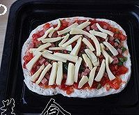 彩椒午餐肉披萨的做法图解10