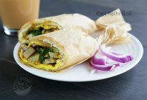 【加尔各答卷饼】Egg Kathi Roll的做法