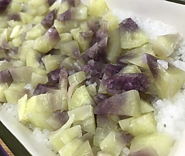 紫心薯蒸饭  十一月龄辅食的做法