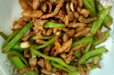 青椒炒肉丝