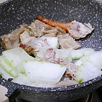 超鲜的冬瓜鸭架汤的做法图解4