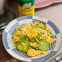 低脂快手菜青瓜炒鸡蛋的做法图解6