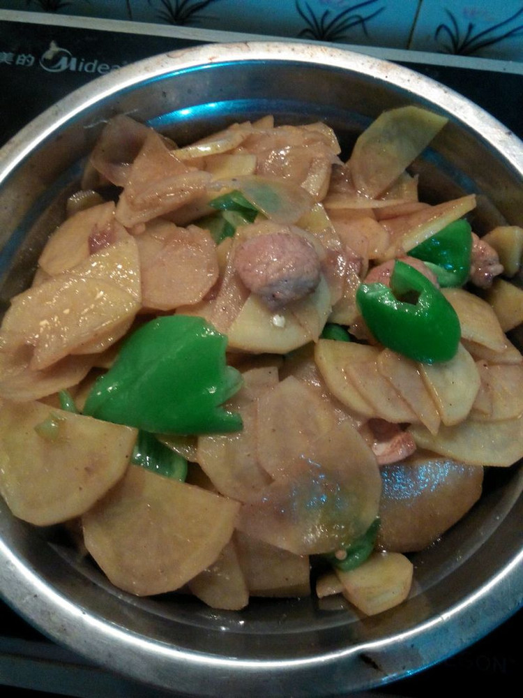 尖椒土豆片（家常）的做法