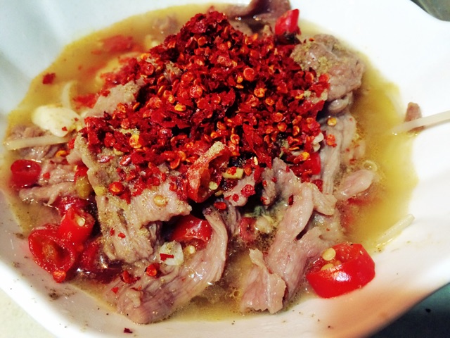 水煮牛肉（一人份）的做法图解4