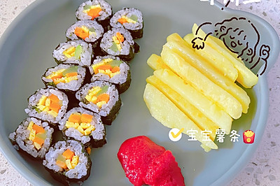 宝宝版紫菜包饭