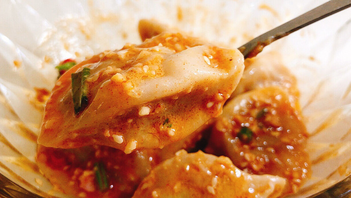 巨过瘾的•麻酱饺子•