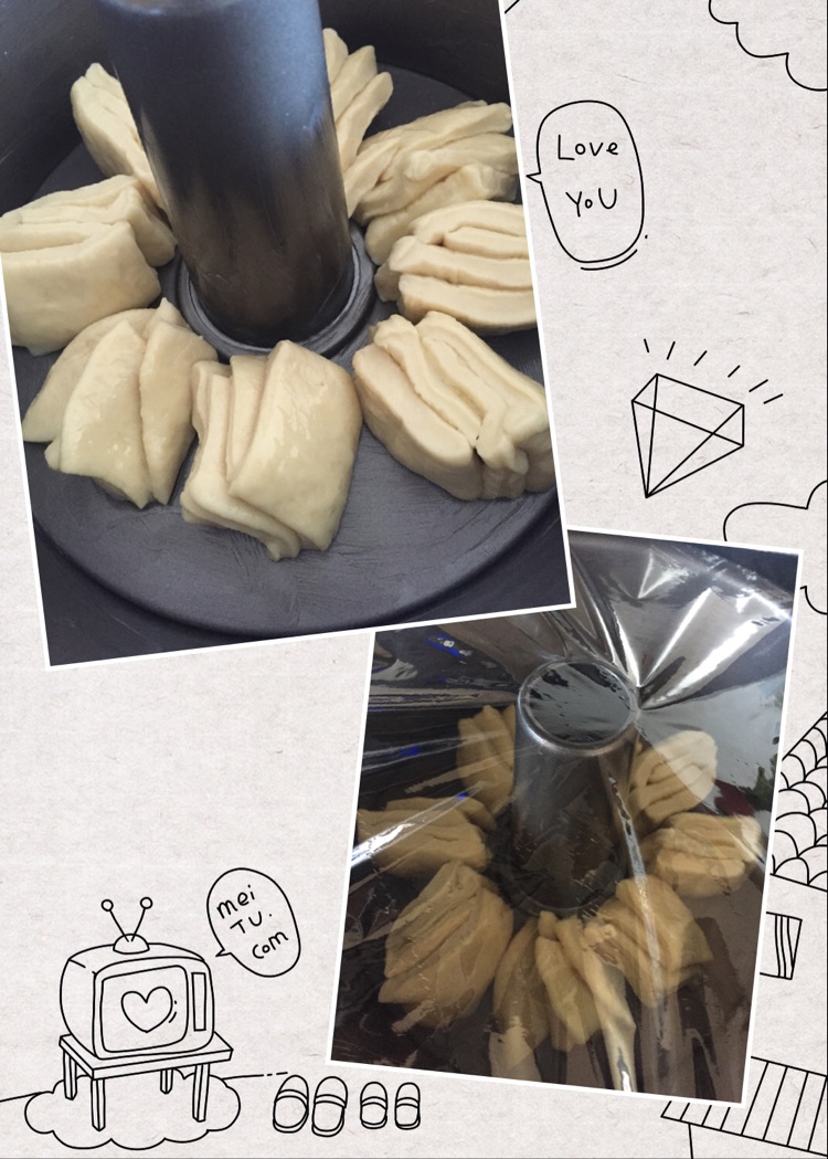 香浓日式炼乳面包的做法图解7
