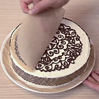 可可戚风 巧克力围边奶油蛋糕（视频菜谱）的做法图解18