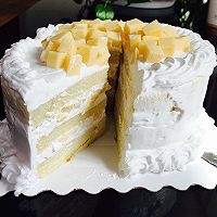 芒果布丁裱花蛋糕的做法图解4