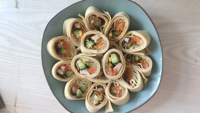 中式减脂餐：千张卷