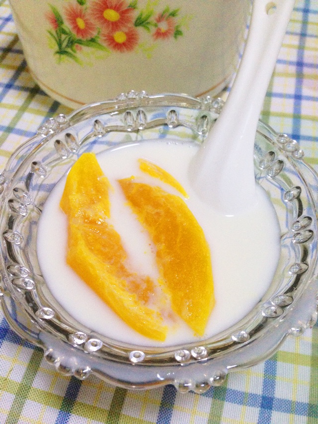 木瓜炖奶的做法