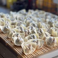 #健康甜蜜烘焙料理# 虾仁荠菜馄饨的做法图解4