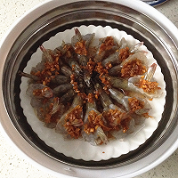 鲜香蒜蓉蒸虾#美的微波炉菜谱#的做法图解8