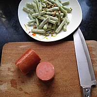 家常菜— —火腿丝炒豆角的做法图解1