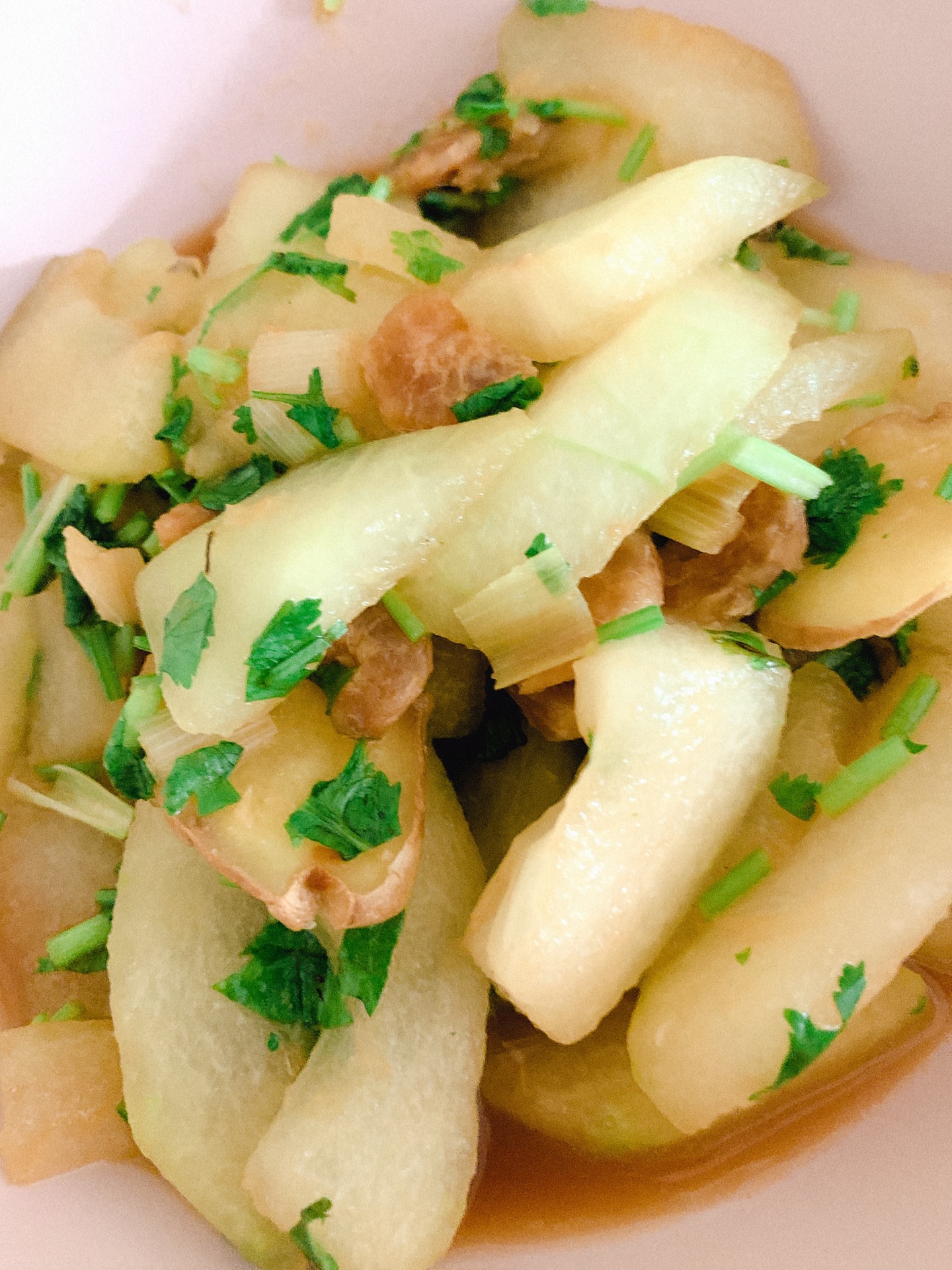 White gourd with sea rice