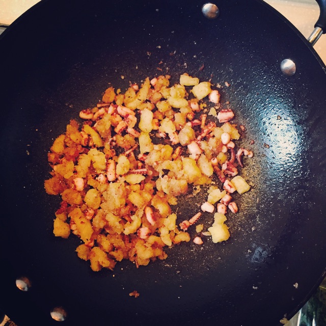 意式酿鲜鱿鱼（烤箱法）Stuffed squid的做法图解3