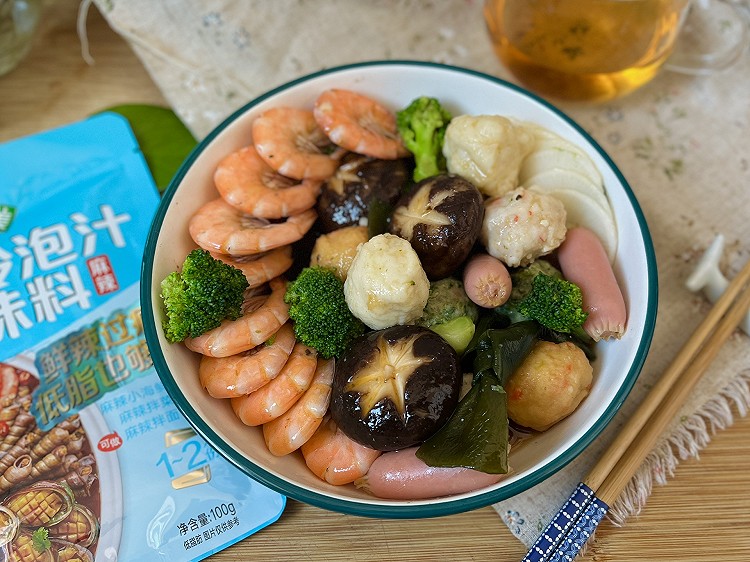 海鲜风味麻辣拌菜的做法