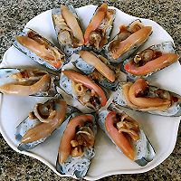 #多力金牌大厨带回家-上海站#蒜蓉粉丝蒸竹蛏子的做法图解6