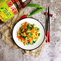 #金龙鱼营养强化维生素A新派菜油#秋葵炒鸡蛋的做法图解10
