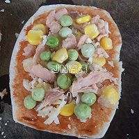 中式金枪鱼迷你披萨的做法图解11
