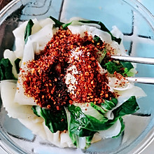 饺子皮版油泼面