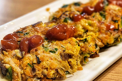 蟹柳蔬菜饼