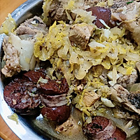 酸菜炖大骨头血肠的做法图解8