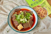 #刘畊宏女孩减脂饮食#酸辣鸭血豆腐的做法