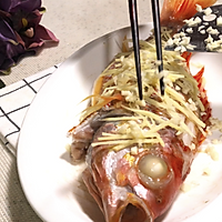 粤菜：清蒸金菠萝鱼的做法图解9