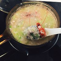 鲜虾芹菜肉末粥的做法图解10