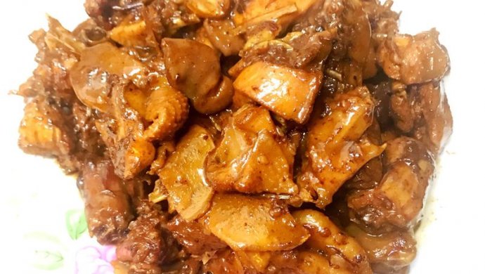 家常红烧鸡块