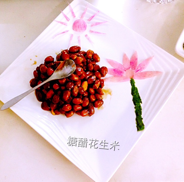 小阳美食--糖醋花生米的做法