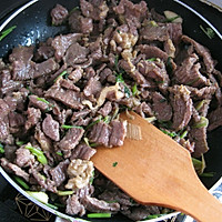 炒烤肉的做法图解4
