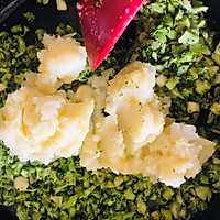 不用烤箱的西兰花意大利焗蛋（Frittata）#我们约饭吧#的做法图解5