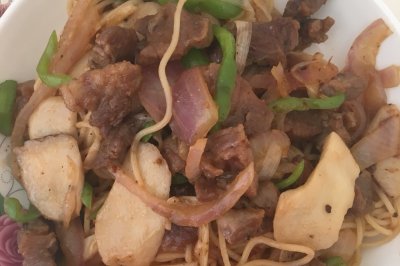 黑胡椒牛肉意大利面
